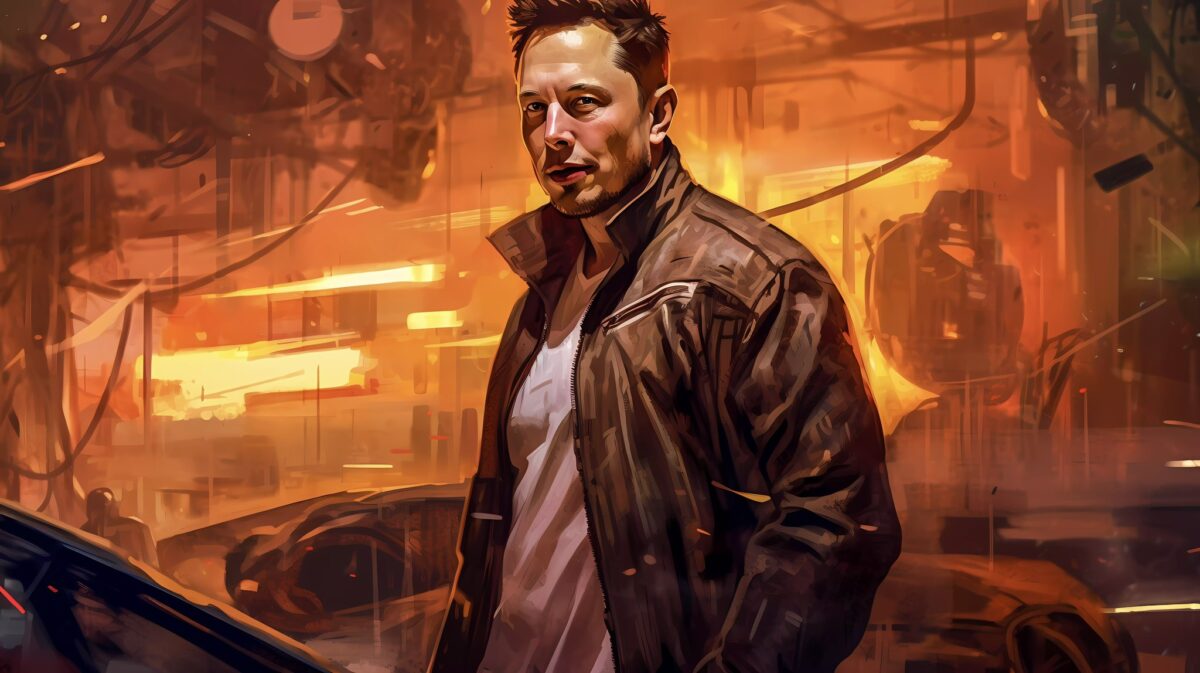 Elon Musk CyberPunk leather Jacket